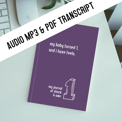 My Baby Turned 1 Journal - Audio MP3 & PDF Transcript
